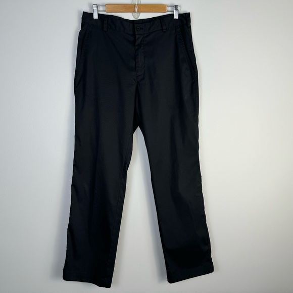 Nike Golf Pants Size 32x32 Black Stretch Quick Dry Dri Fit Outdoor Athletic - Picture 1 of 10